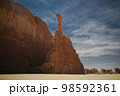 Abstract Rock formation at plateau Ennedi aka spire , Chad 98592361