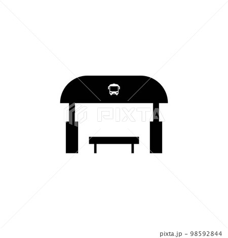 bus stop icon 98592844
