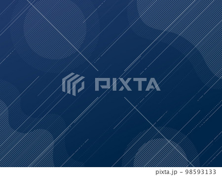 背景画像 ビジネス ライン ストライプ 青色 紺色 ダーク グラデーション 98593133