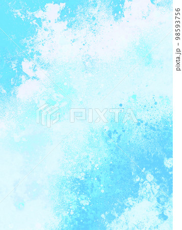 幻想的な水色の水彩テクスチャ背景 幻想的な水色の水彩テクスチャ背景 98593756