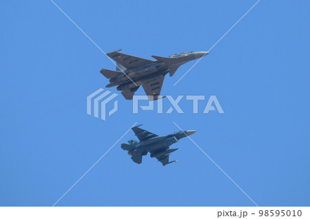 航空自衛隊F-2B&インド空軍スホーイSu-30MKI 航空自衛隊F-2B&インド空軍スホーイSu-30MKI 98595010
