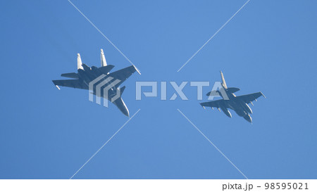 航空自衛隊F-2B&インド空軍スホーイSu-30MKI 航空自衛隊F-2B&インド空軍スホーイSu-30MKI 98595021