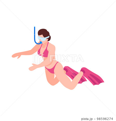 Summer Water Sport Icon 98596274