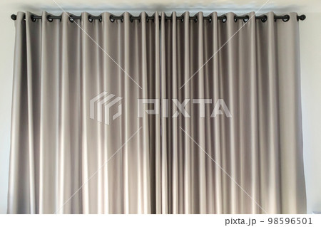 Curtain window interior decoration in living room 98596501