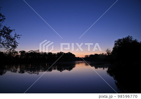 釧路川 夕景 釧路川 夕景 98596770