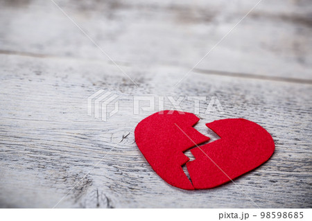 Felt heart Felt heart 98598685