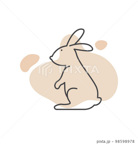Rabbit illustrationのイラスト素材 [98598978] - PIXTA