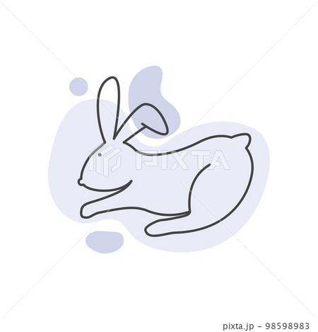 Rabbit illustrationのイラスト素材 [98598983] - PIXTA