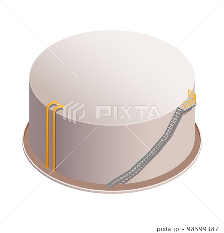 Industrial Building Icon 98599387