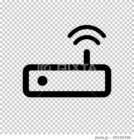 ルーター。ネットワーク中継機器。ベクター。 98599396