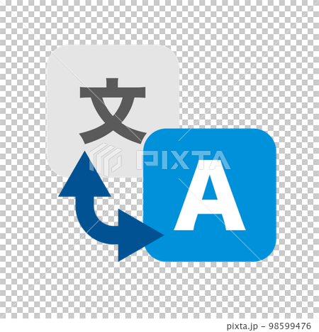 translation icon. language translation. language switching. vector. 98599476