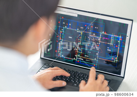 CAD操作 作図 製図 図面 提案 リノベーション CAD操作 作図 製図 図面 提案 リノベーション 98600634