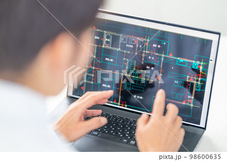 CAD操作 作図 製図 図面 提案 リノベーション CAD操作 作図 製図 図面 提案 リノベーション 98600635