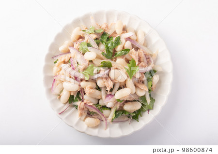 白いんげん豆とツナのサラダ 98600874