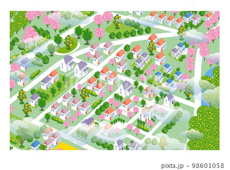 美しい街並みと暮らしの風景。人々が明るく暮らせる自然と住宅が溶け込む街づくり。 美しい街並みと暮らしの風景。人々が明るく暮らせる自然と住宅が溶け込む街づくり。 98601058