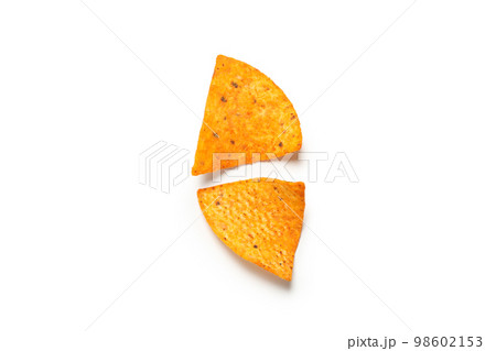 Concept of tasty snacks, tasty corn chips Concept of tasty snacks, tasty corn chips 98602153