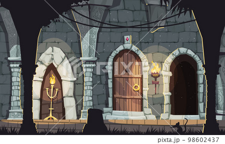 Dungeon Cartoon Composition 98602437