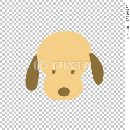 Dog's expression front illustration 98604921