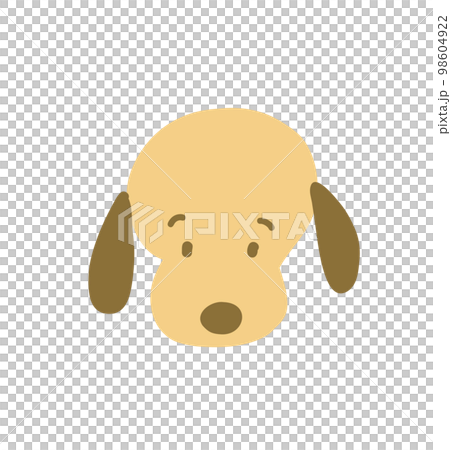 Dog's expression front illustration 98604922