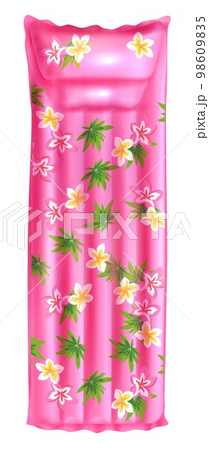 Realistic pool mat. Inflatable water mattress. Summer beach accessory 98609835