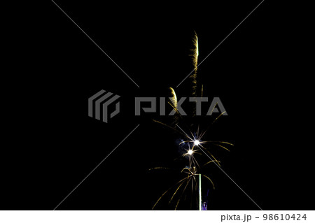 Fireworks display night in London, United Kingdom 98610424