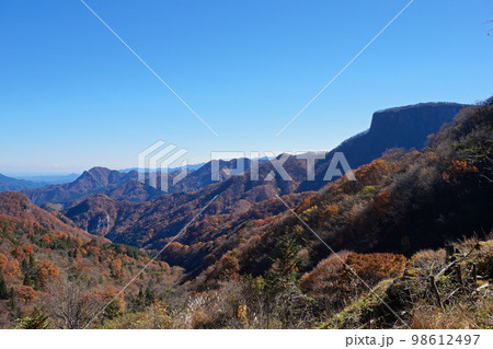 妙義荒船佐久高原国定公園の山々【群馬県下仁田町】 98612497
