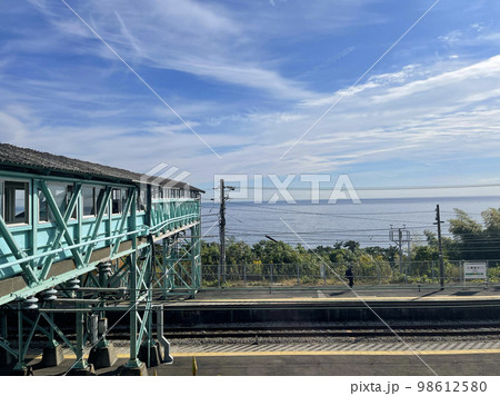 根府川駅　神奈川県小田原市根府川　JR東日本　東海道線 98612580