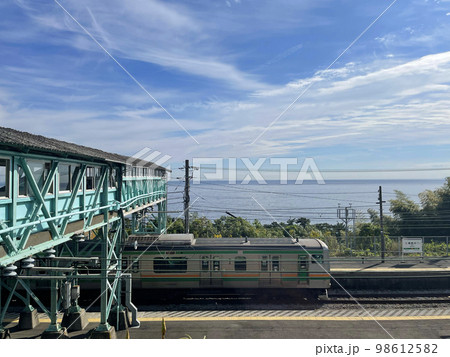 根府川駅 神奈川県小田原市根府川 JR東日本 東海道線 根府川駅 神奈川県小田原市根府川 JR東日本 東海道線 98612582