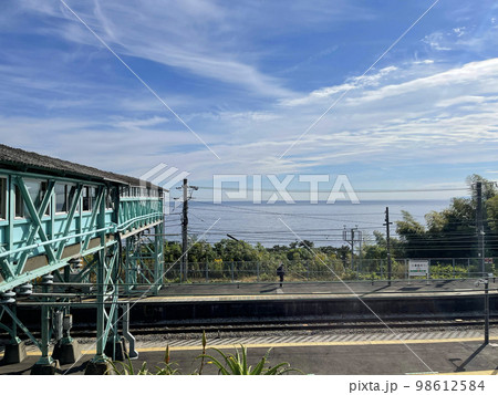 根府川駅 神奈川県小田原市根府川 JR東日本 東海道線 根府川駅 神奈川県小田原市根府川 JR東日本 東海道線 98612584