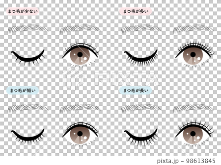 Eyelashes (long/short/many/few) set Eyelashes (long/short/many/few) set 98613845