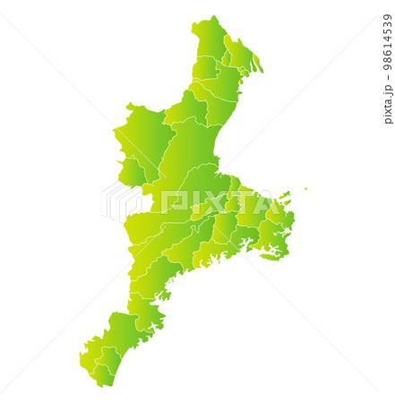 三重県と市町村地図