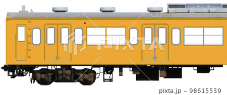 ドット絵風の通勤電車（総武線103系：低運転台） 98615539