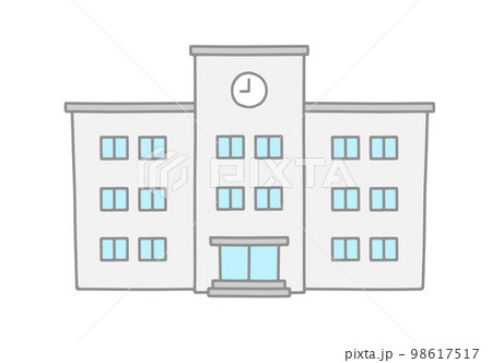 学校の校舎 98617517