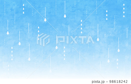 雨のベクターイラスト背景 雨のベクターイラスト背景 98618242