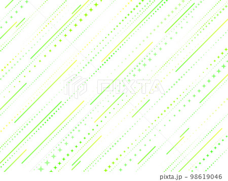 背景画像 透過 ポップ キラキラ 斜め グラデーション　緑色　黄緑色 98619046