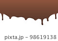 横にリピートできる流れる茶色の液体1a 98619138