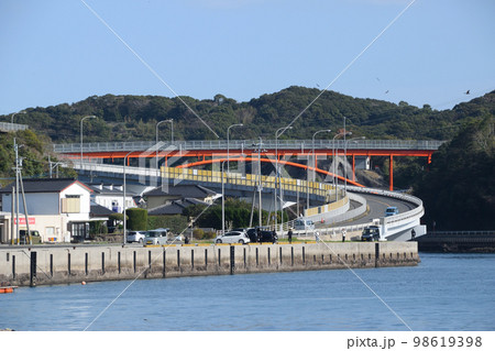 下須島ランプ橋と通天橋 98619398