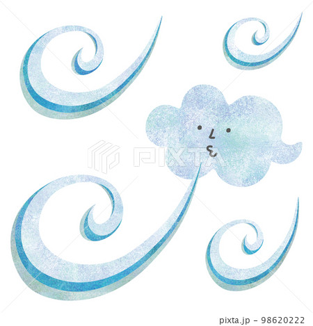 風の日の雲 98620222