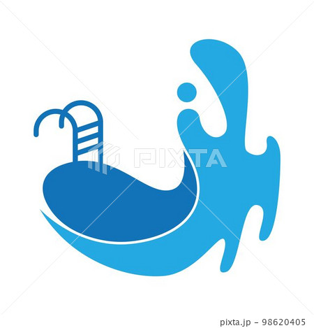 Pools icon logo design 98620405