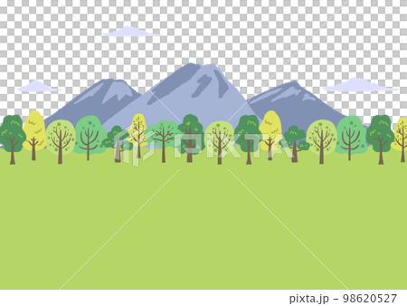 mountain and tree background illustration mountain and tree background illustration 98620527