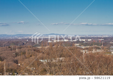 埼玉県小川町 仙元山見晴らしの丘公園からの眺め 98621119
