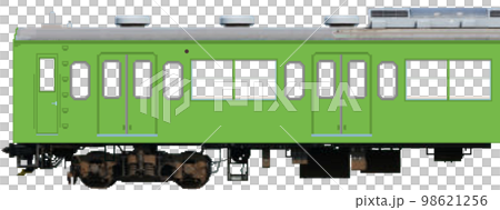 ドット絵風の通勤電車（山手線103系：低運転台） 98621256