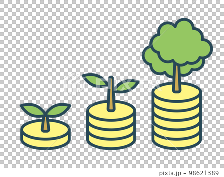 Growing tree, wealth management 98621389