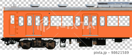 ドット絵風の通勤電車（中央快速線103系：低運転台） 98621589