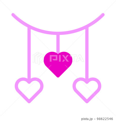 valentine icon set duotone pink style illustration vector element and symbol perfect. 98622546