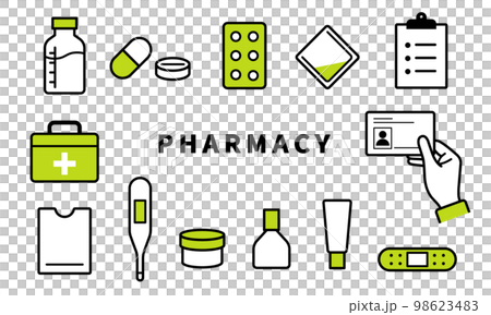 配藥藥房圖標集 98623483