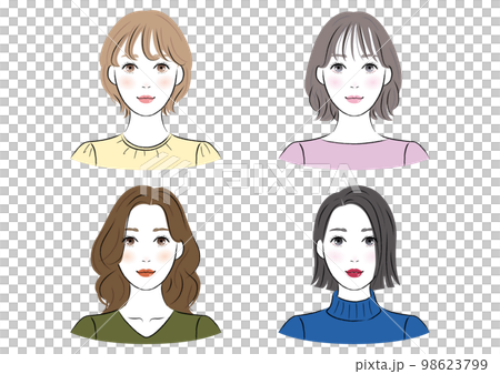 パーソナルカラー診断　女性セット 98623799