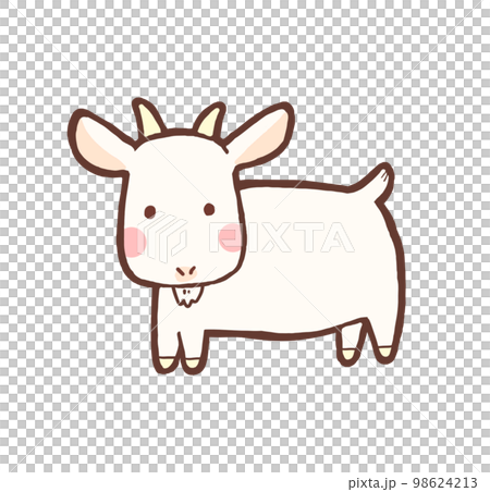 可愛的山羊圖 可愛的山羊圖 98624213