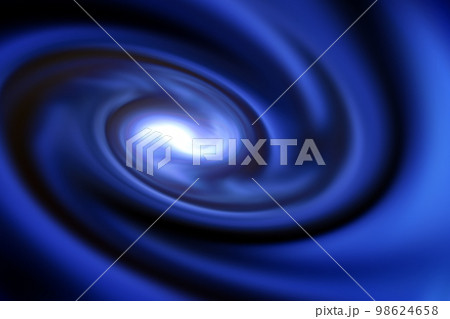宇宙空間のワープをイメージした背景素材（ワームホール ・ブラックホールのイメージ） 98624658