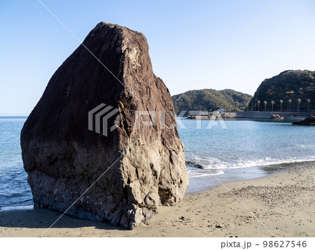 向萩の浜。高知県土佐市。 98627546